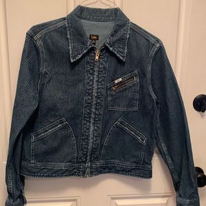 Vintage denim cropped jacket size M